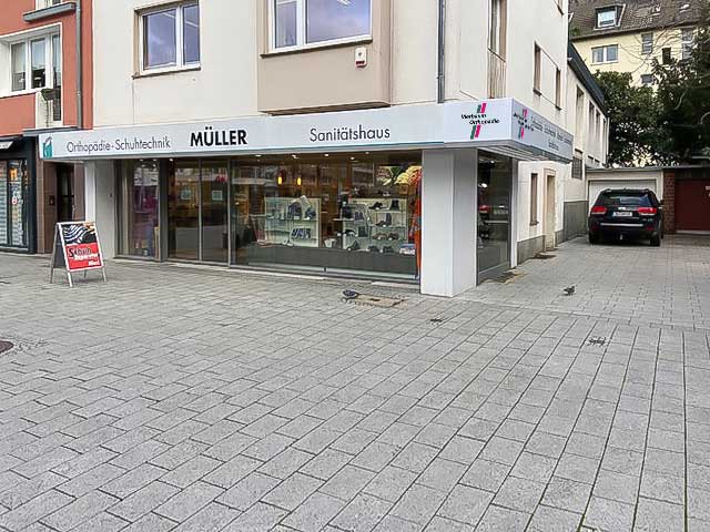 Vierbaum Orthopädie Filiale Köln Außenansicht