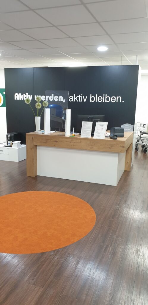 OT-aktiv Filiale in Anklam Innenansicht