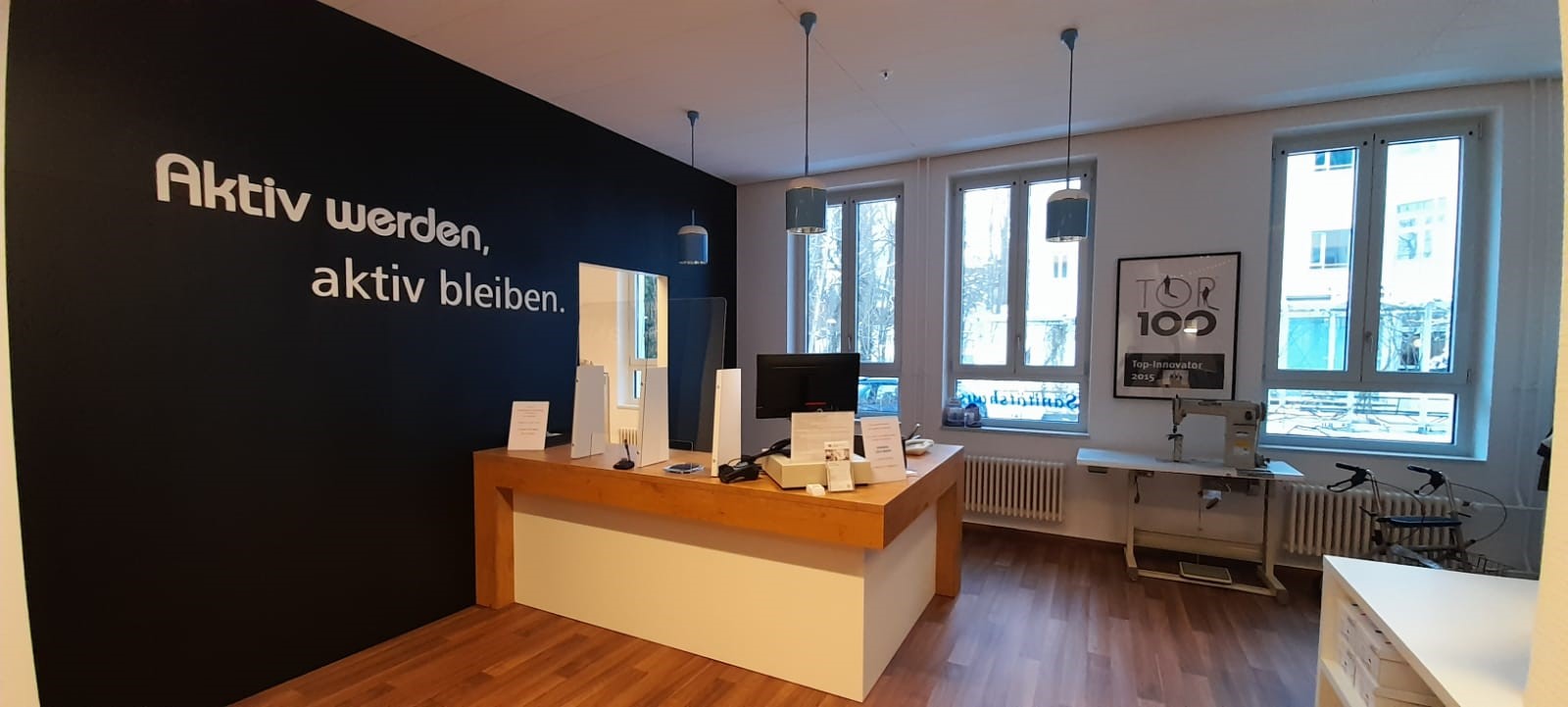 OT-aktiv Filiale in Bergen Innenansicht