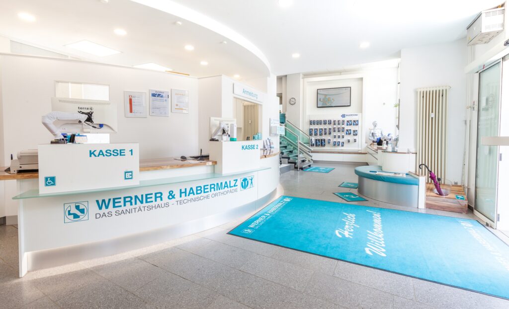 Werner und Habermalz Filiale Eingangsbereich von innen