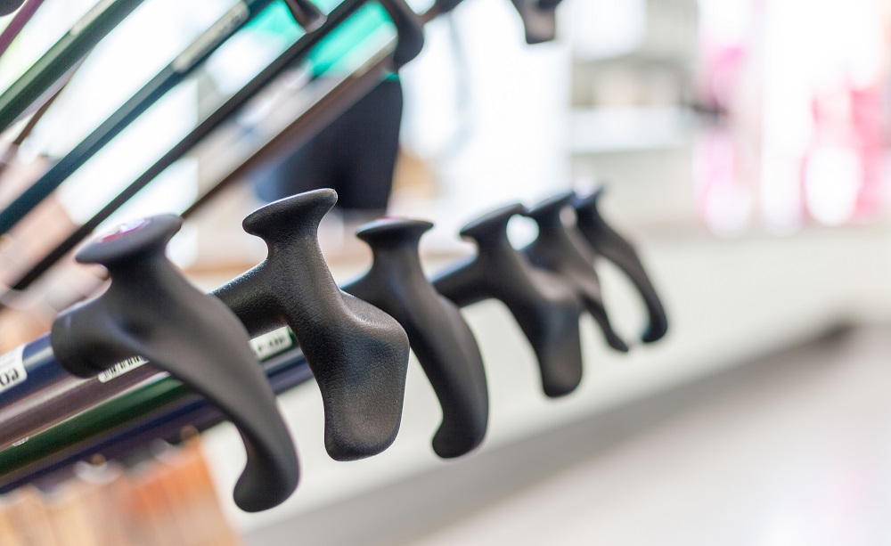 Gehstöcke im Sanitätshaus